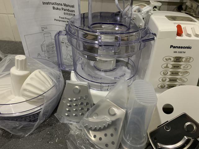 Panasonic Food Processor Mk 5087m 250w 1 2l Leak Proof Bowl Shopee Malaysia