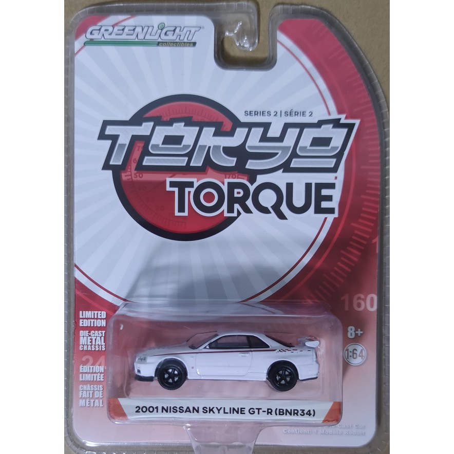 Greenlight Tokyo Torque 2001 Nissan Skyline GT-R BNR34 | Shopee Malaysia