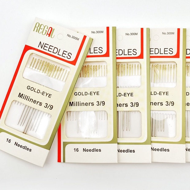 Regal embroidery needles 3/9 Gold Tail needle 16 pieces set Sewing