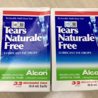 Alcon Tears Naturale Free Lubricant Eye Drops 0 8ml X 32 Vials Shopee Malaysia