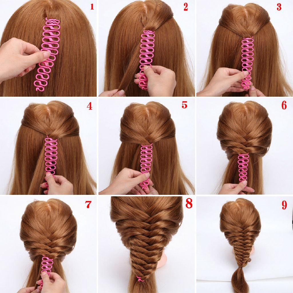 3 Colors French Hair Braiding Tool Centipede Braider Roller Hook Twist Maker Diy