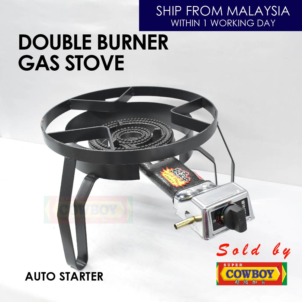 Double Burner Gas  Stove Dapur  Gas  Meniaga Kenduri  Majlis 