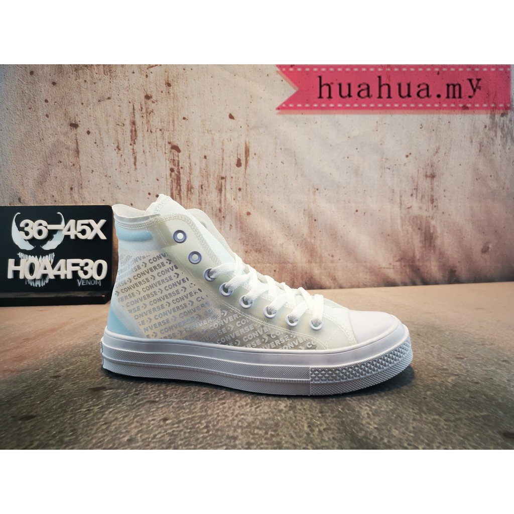 converse transparent shoes