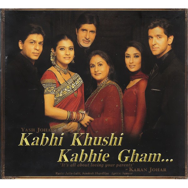 CD-R Hindi Songs - Khabi Khushi Khabie Gham (2001) Shah Rukh Khan, Amitabh Bachan, Bollywood Songs Not Movie