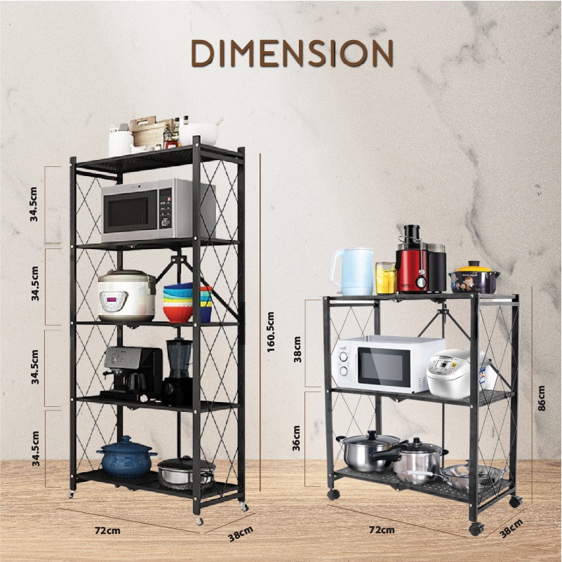 FINSSO: Space Saving Kitchen Storage Rack