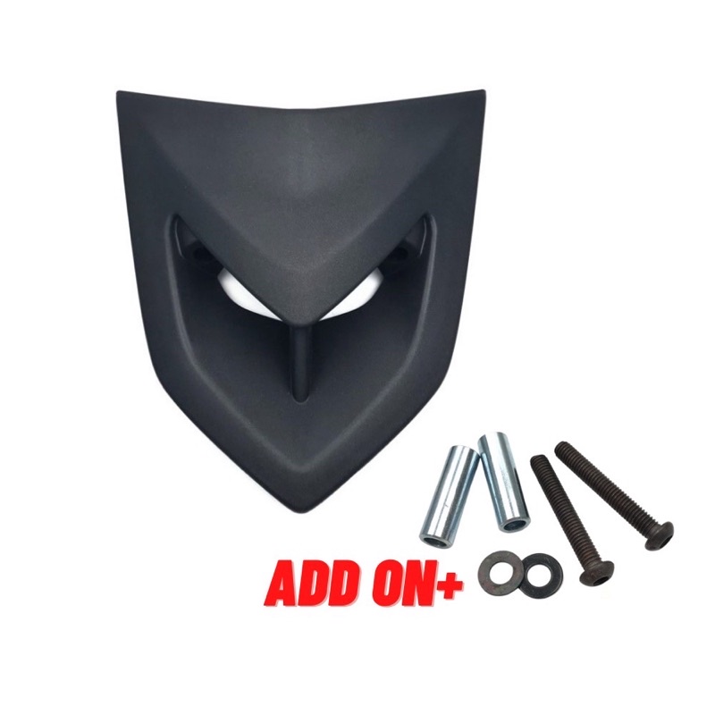 LC135 V3 V4 V5 V6 V7 MATT BLACK HORN LOGO HORN COVER CAP FRONT PENAL