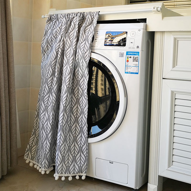 Dust Cover Roller Washing Machine Cover Sun Curtain Kitchen
