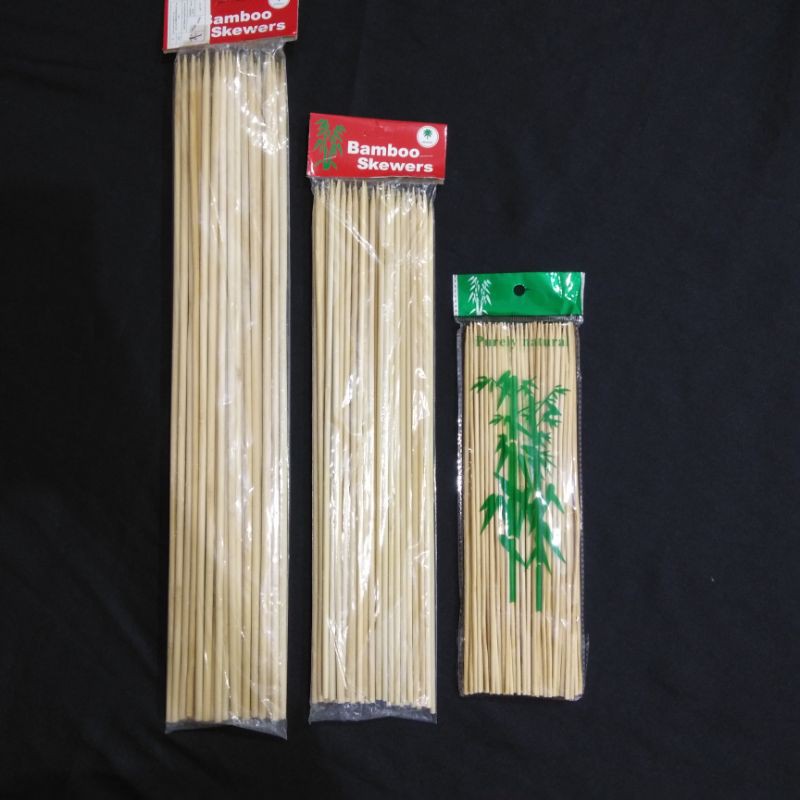 Lidi Satay Panjang 24 5cm Bamboo Stick Shopee Malaysia