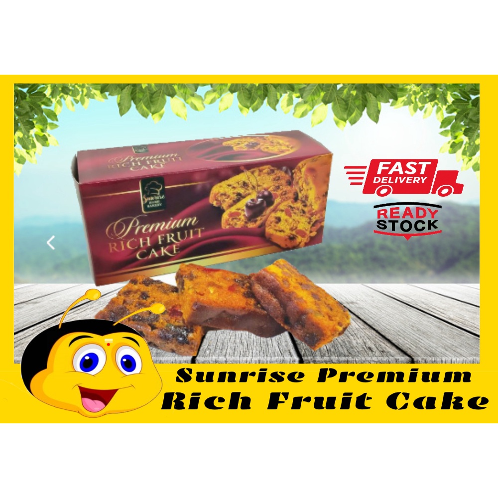 HALAL Sunrise Premium Rich Fruit Cake / Kek Buah Buahan Shri Sai