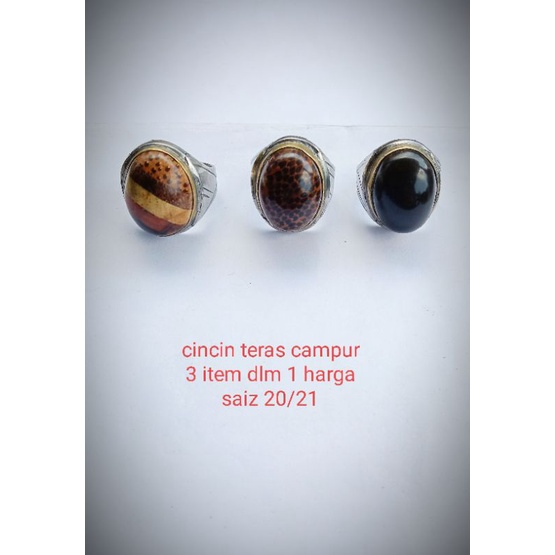 Buy Cincin Teras Gemunggal Senduduk Putih Raja Kayu Ibor Merah Kemuning Hitam Seetracker Malaysia