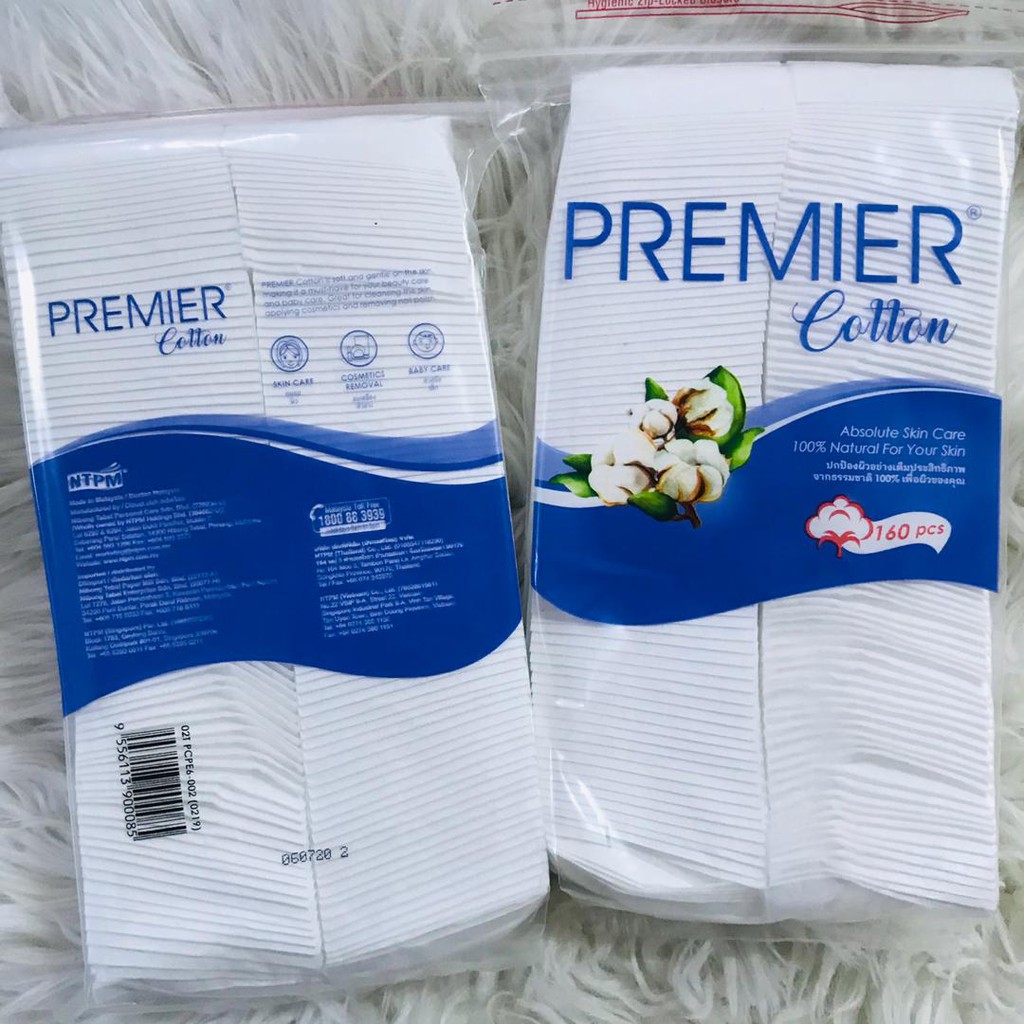 Kapas Muka Makeup Remover Premier 160pcs Shopee Malaysia