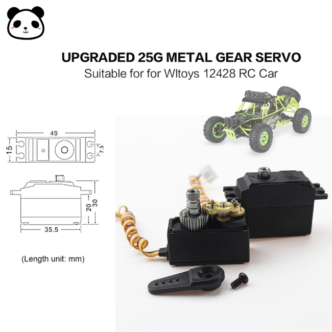 wltoys 12428 servo upgrade