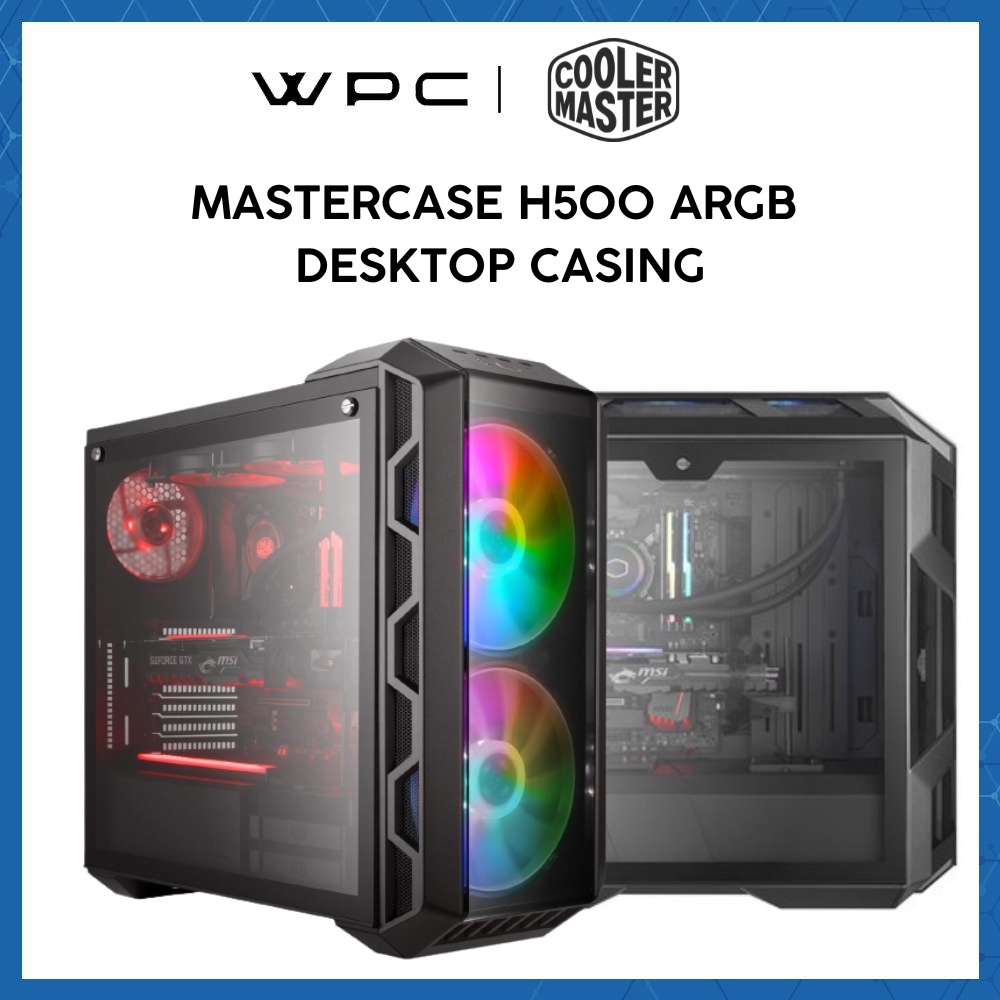 COOLER MASTER MASTERCASE H500 ARGB DESKTOP CASING (MESH & TRANSPARENT ...