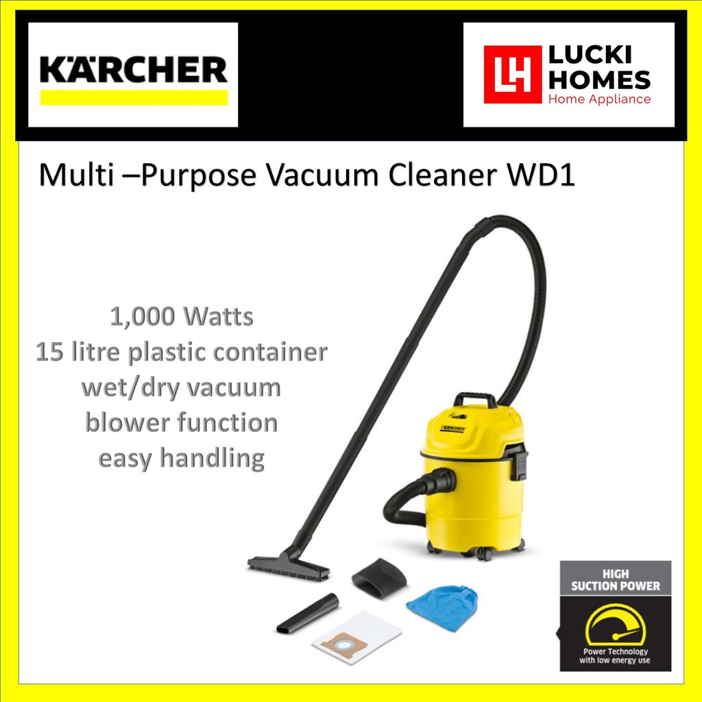Karcher MultiPurpose Vacuum Cleaner WD1 1 year Warranty Wet/Dry Vacuum