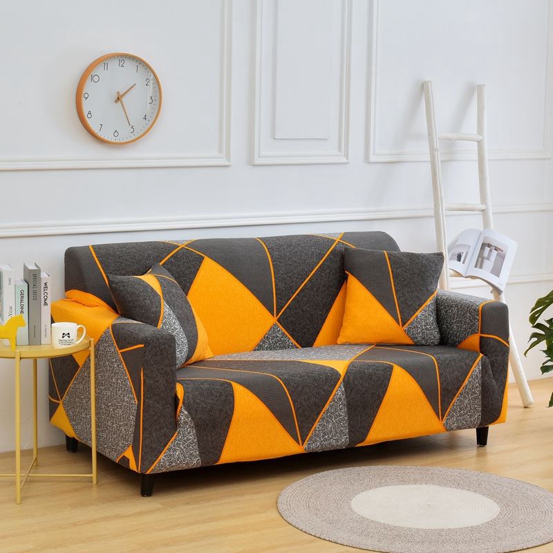 All Wraped Sofa Cover Slipcover Printed Elastic Stretch Couch Cover Case For Corner Sectional Sofa Single Two Three Four Seater Shopee Malaysia