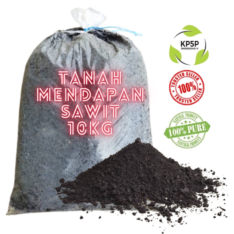 10kg Tanah hitam sawit (pure sisa kilang sawit) | Shopee Malaysia