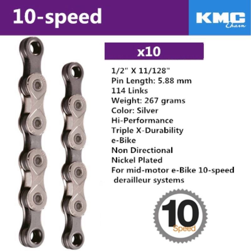 kmc x10 weight