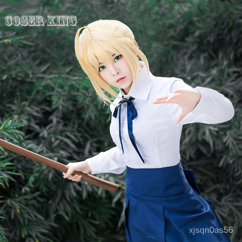 COSER KING Store] Fate Stay Night Saber Japanese Anime Sailor Uniforms  Cosplay Costumes Cartoon Halloween Party Women C | Shopee Malaysia
