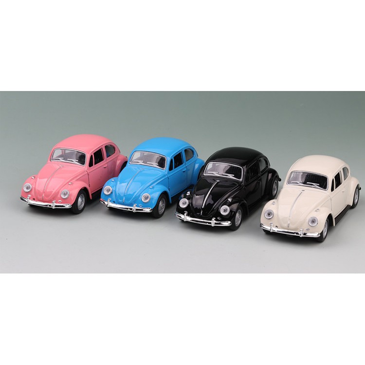 ✨SH88 1:36 Vintage Beetle Mini Cooper Classic DIECAST Pull Back Car Model Metal Toy gift Kid✨