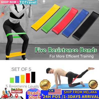 Yoga Resistance Rubber Bands Indoor Outdoor lose weight Fitness Equipment Pilates Sport Training Workout Elastic Bands