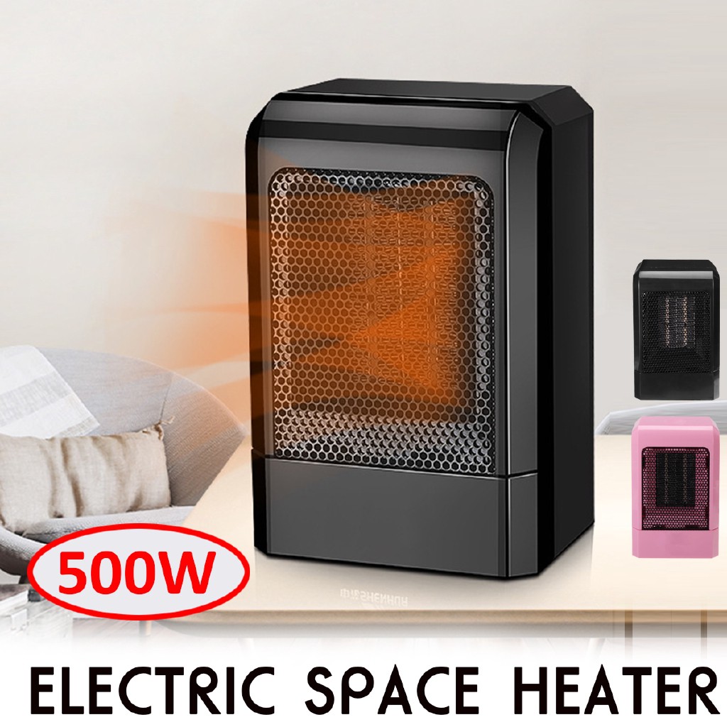 Portable Electric Space Heater Fan Desktop Warmer Desk Heat