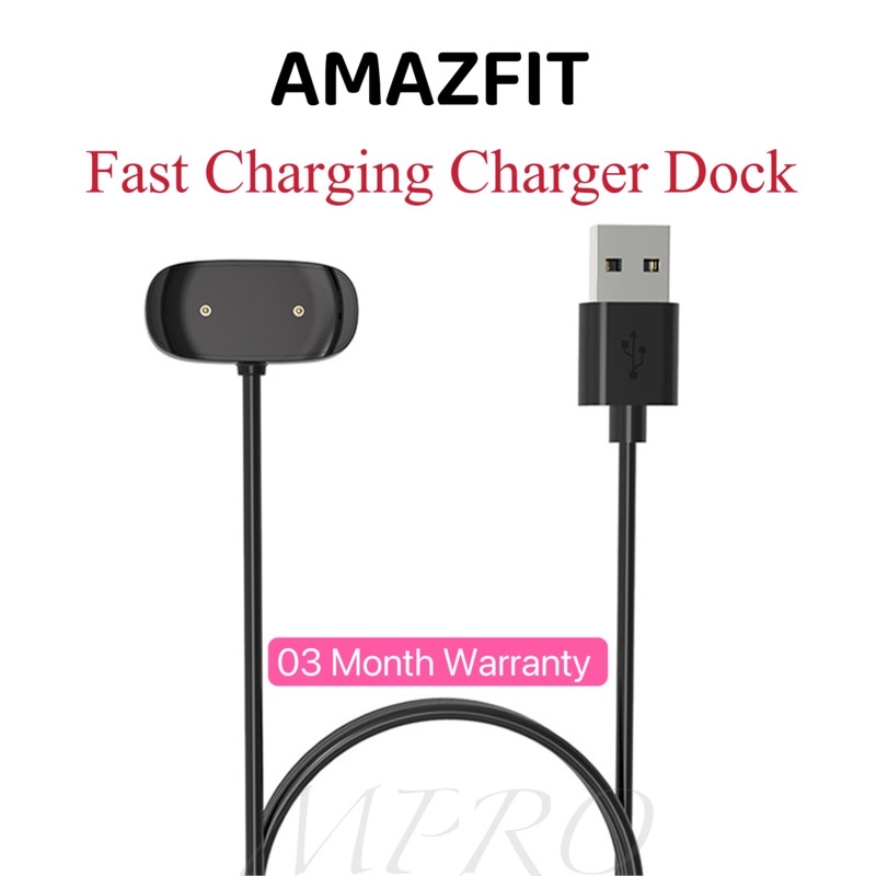 Amazfit Trex2 TRex Pro / Active Bip5 Bip UPro / GTS 3 / GTR 3 GTR4 / GTR3 PRO / GTR2 GTS2 Mini GTS3 GTS4 Charging Cable