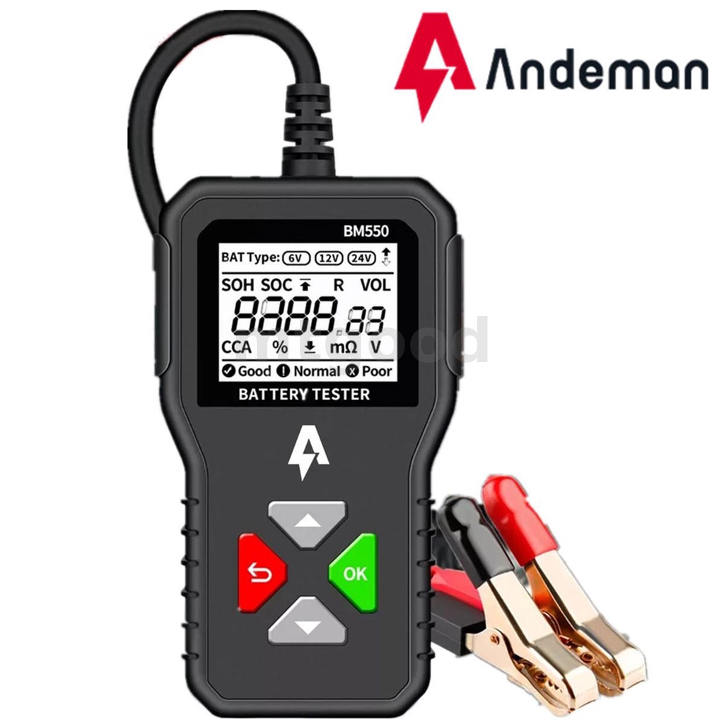 Digital Car Battery Tester Automotive Cranking Charging Test Analyzer