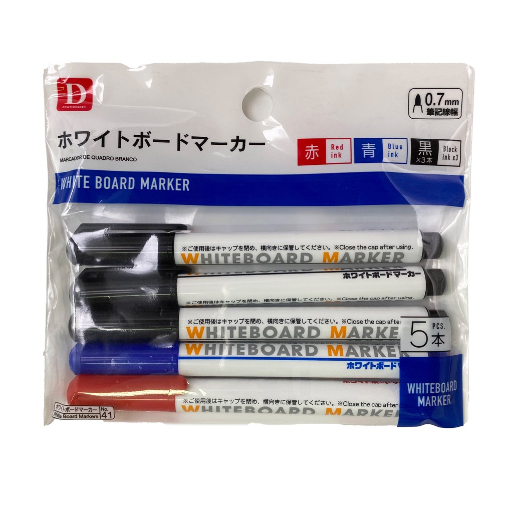 DAISO WHITEBOARD MARKER PEN 5 PCS Shopee Malaysia