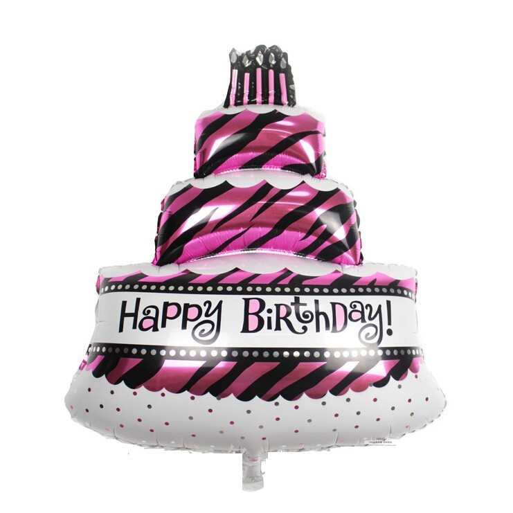 Happy Birthday Mickey Minnie Foil Balloons Party Decorations Baby