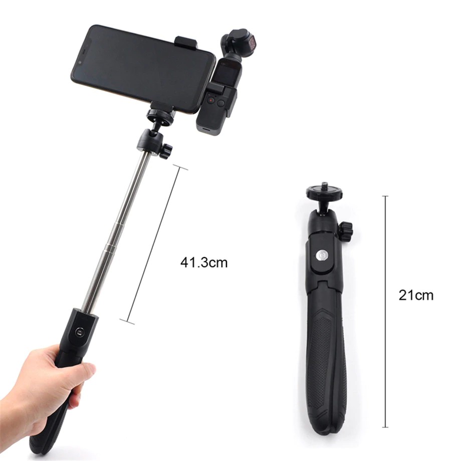 Selfie Stick Tripod Mount Phone Holder For DJI OSMO Pocket Handheld Gimbal