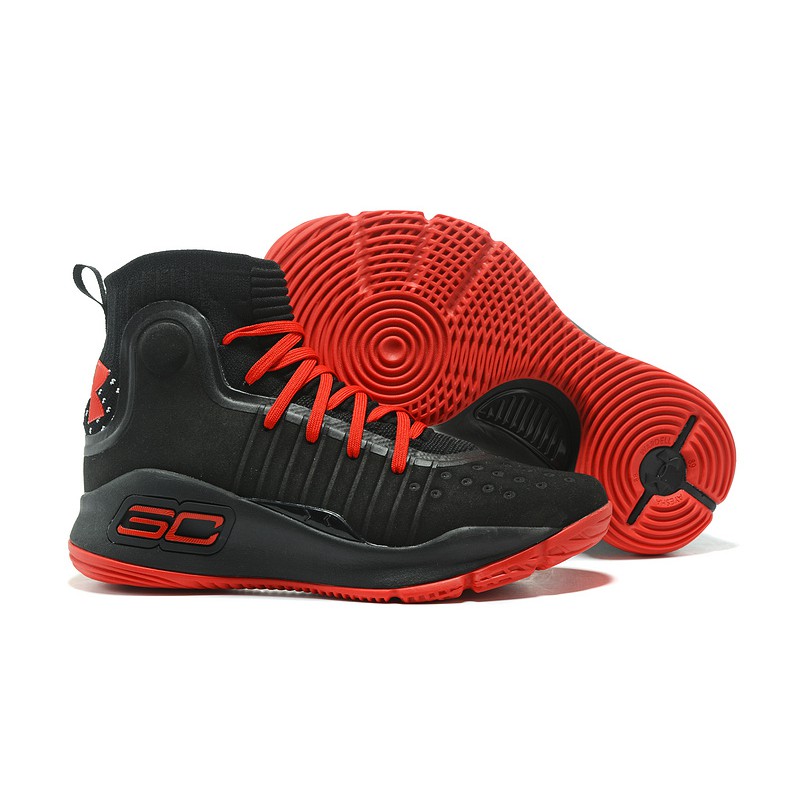 Under Armour Curry 4 Black Red | Shopee 