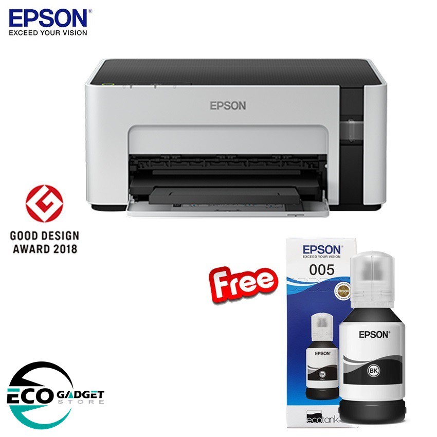 Epson Ecotank Monochrome M1100 Ink Tank Printer 4 Years Warranty Shopee Malaysia 0795