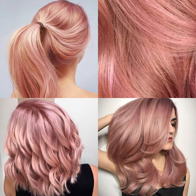 100ml Rose Gold 3d Professional Hair Color Cream Shopee Malaysia