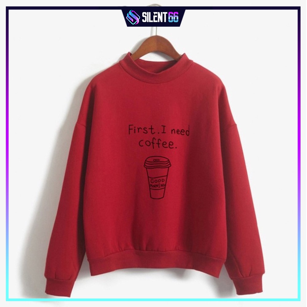 READY STOCK women sweater sweatshirt coffee cup - COFFEE | Shopee Malaysia