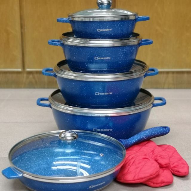 DESSINI COOKWARE SET GRANITE Shopee Malaysia