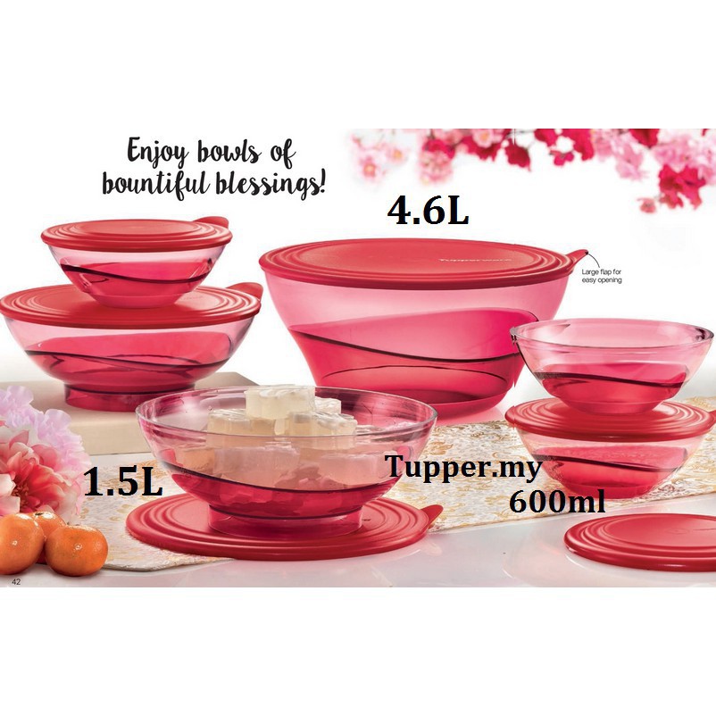 Tupperware Elegance Bowl SET