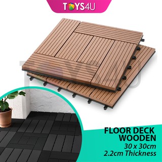 Floor Deck Wooden Floor DIY Outdoor  Flooring Deck Tile 