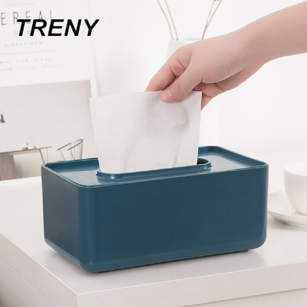 TOPSALE Square Leather Home Room Car Hotel Tissue Box Cover Paper Napkin Holder Case Peony 