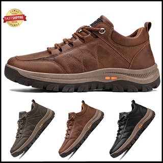【Ready Stock】2021 NEW Outdoor Hiking Men Safety Boot Ready Stock Fashion Army Man Cowboy Boots Dr Marten Martin Boots