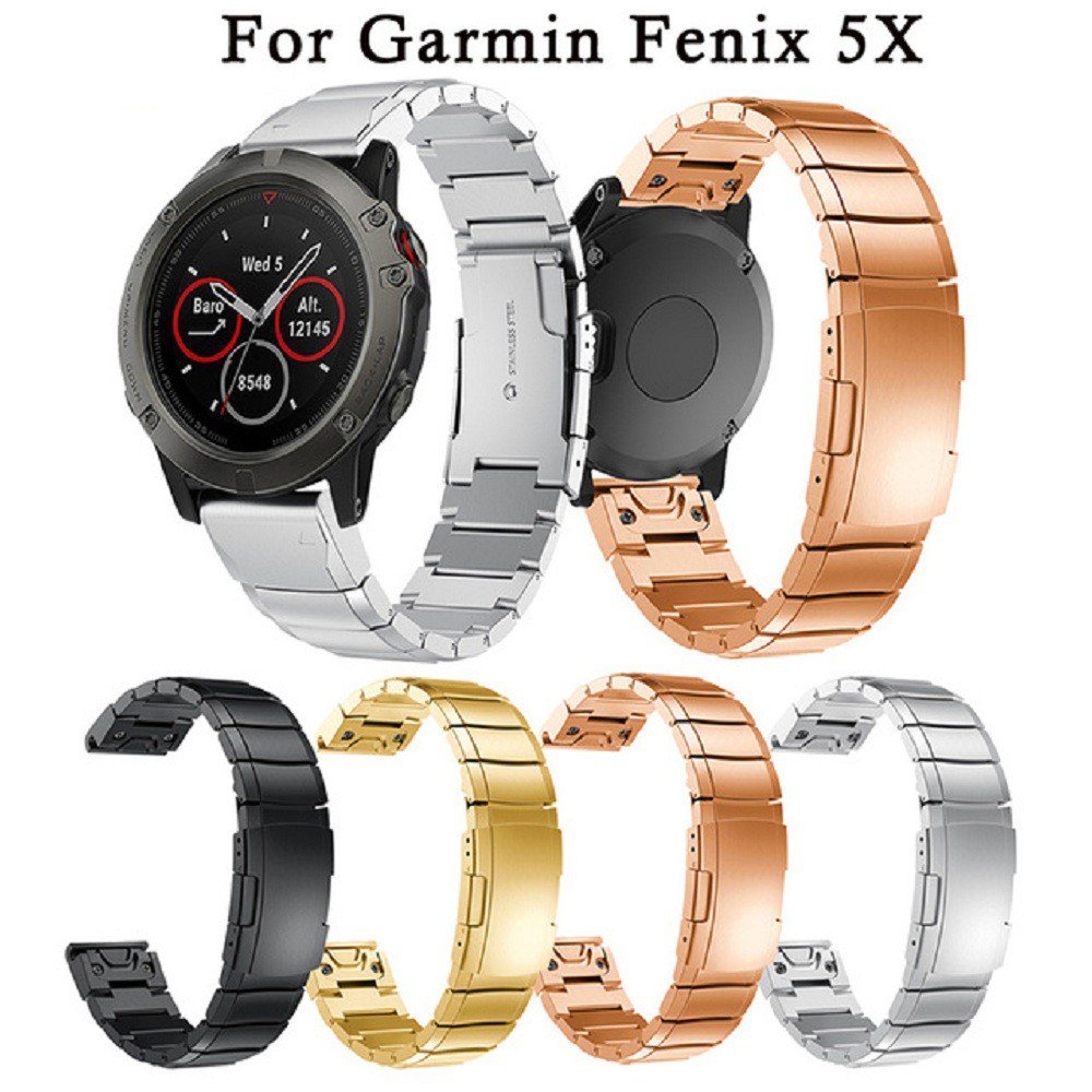 garmin fenix 5 plus metal band