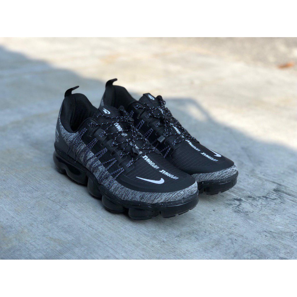 air vapormax run utility black reflect silver