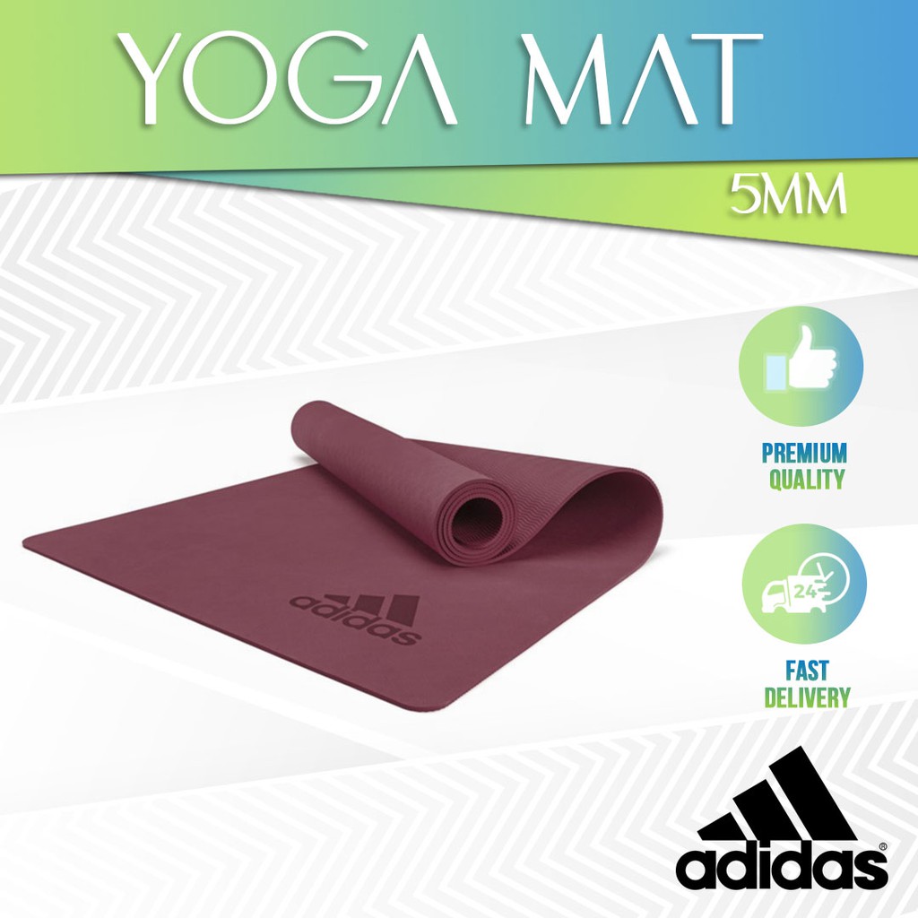 ADDIDAS YOGA MAT 5MM (PVC)