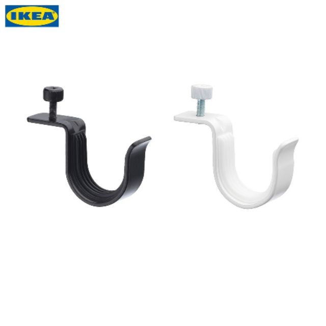 Ikea Betydlig Curtain Rod Holder Black White Shopee Malaysia