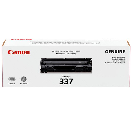 Canon 337 Toner Original Genuine Black Cartridge For Mf210 Mf220 Series Shopee Malaysia