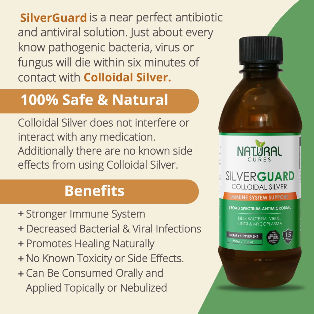 Silverguard Colloidal Silver Antimicrobial Immune Support Solution Shopee Malaysia