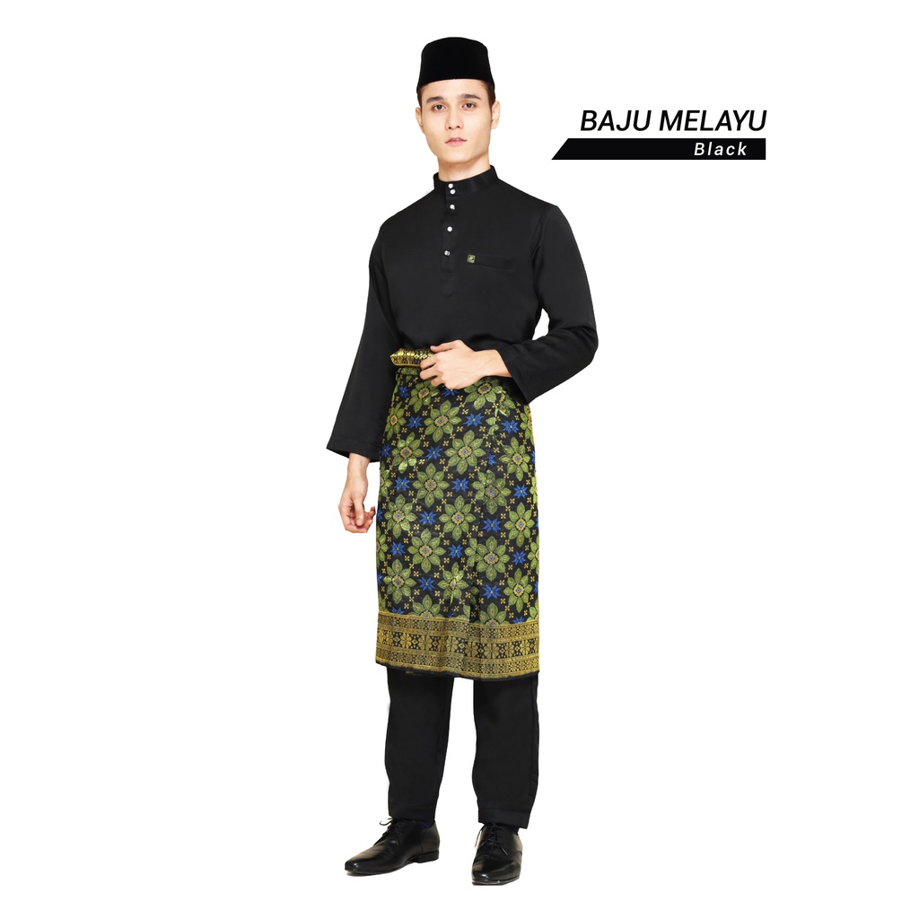 Baju Melayu Al-Habib Black by Habibi Boutique