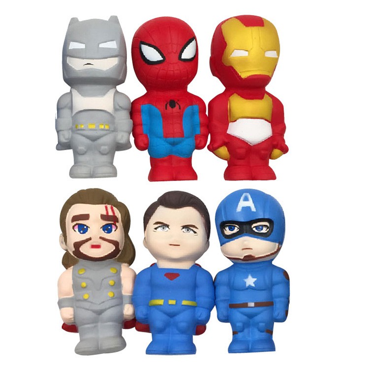 superhero squishy toys