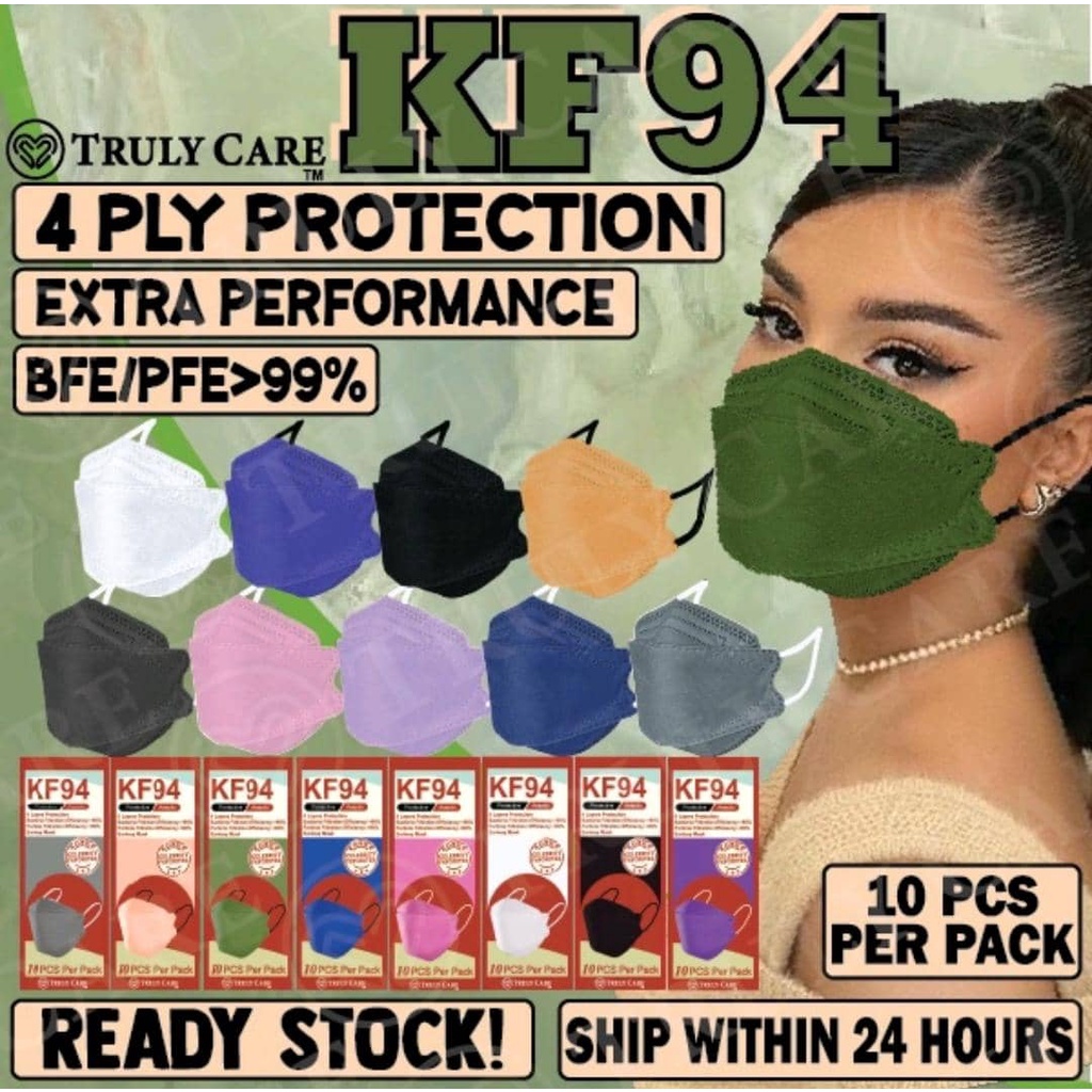 KF94 MASK KF94 FACE MASK KF94 4PLY 4 LAYERS PROTECTION !!READY STOCK