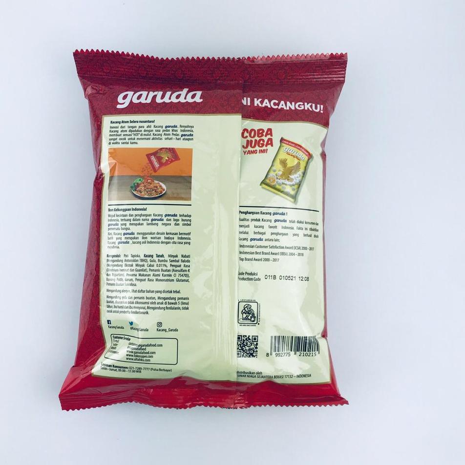 (Original) Garuda / Atom Nuts / Spicy Flavors / 230g / Nuts | Shopee ...