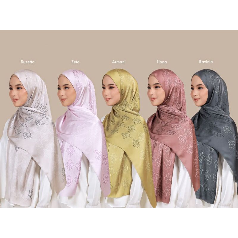 The Hijab Co Geonna Shawl -Premium Matte satin, lightweight, breathable, flowy & comfy